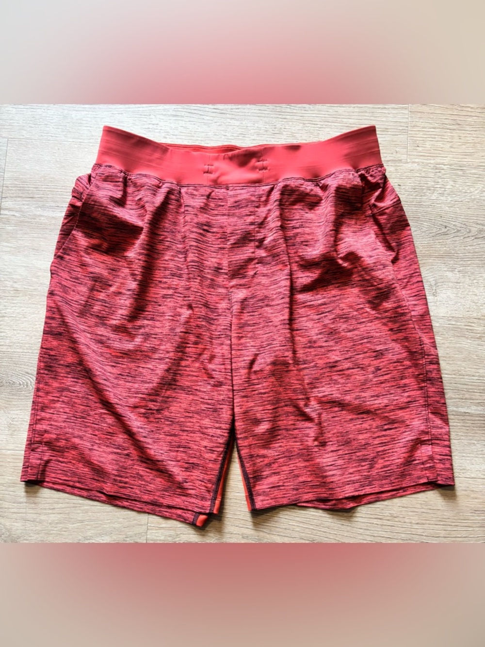lululemon athletica Men's Heathered orange Athletic Shorts